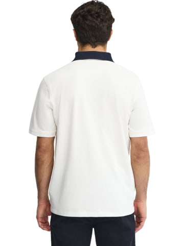 Polo Club Poloshirt wit/donkerblauw