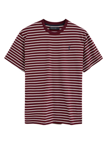 Polo Club Shirt bordeaux/wit