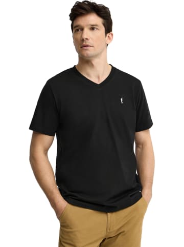 Polo Club Shirt in Schwarz