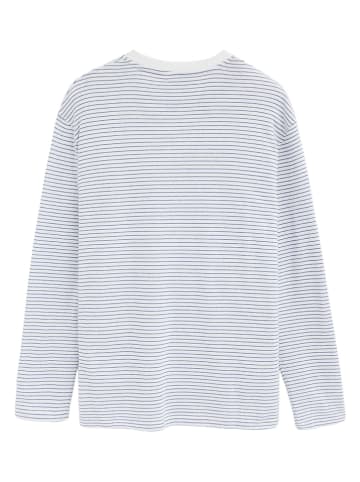 Polo Club Longsleeve wit/blauw