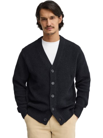 Polo Club Cardigan in Schwarz