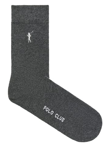 Polo Club 2er-Set: Socken in Grau