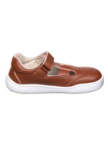 lamino Barefootenkelsandalen lichtbruin