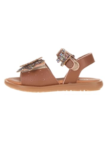 lamino Leder-Sandalen in Hellbraun