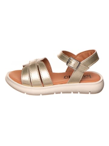 lamino Sandalen goudkleurig
