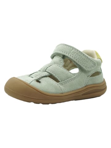 lamino Leren enkelsandalen turquoise