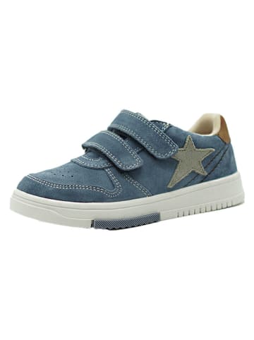 lamino Leder-Sneakers in Blau