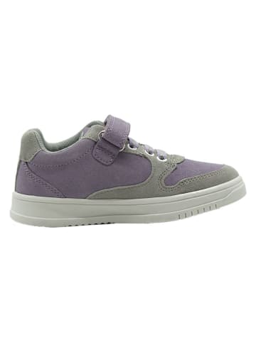 lamino Skórzane buty barefoot w kolorze fioletowym