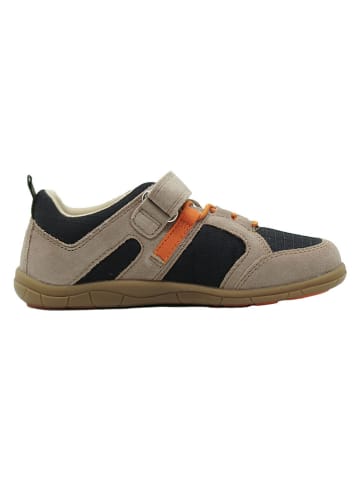 lamino Skórzane buty barefoot w kolorze beżowym