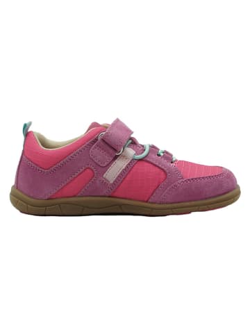 lamino Skórzane buty barefoot w kolorze różowym