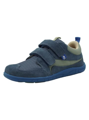lamino Skórzane buty barefoot w kolorze niebieskim