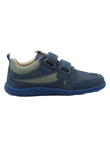 lamino Skórzane buty barefoot w kolorze niebieskim