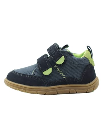 lamino Leren barefootschoenen donkerblauw