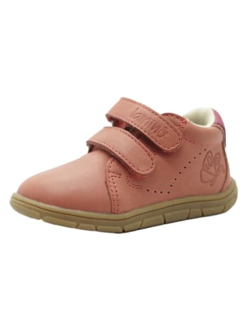 lamino Skórzane buty barefoot w kolorze czerwonym