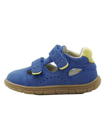 lamino Leren barefootenkelsandalen blauw