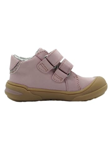 lamino Skórzane sneakersy w kolorze jasnoróżowym