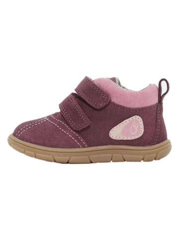 lamino Skórzane buty barefoot w kolorze fioletowym