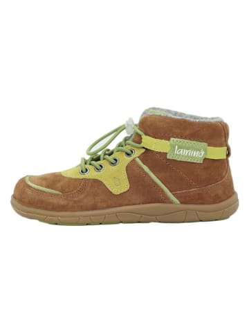 lamino Skórzane buty barefoot w kolorze jasnobrązowym