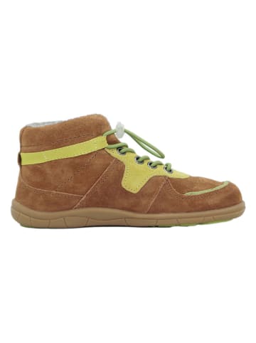 lamino Leder-Barfußschuhe in Hellbraun