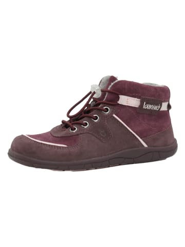 lamino Leren barefootschoenen paars
