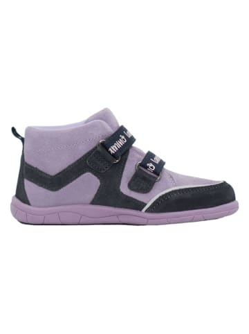 lamino Leren barefootschoenen paars