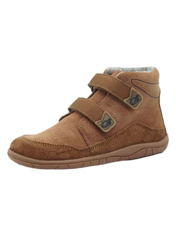 lamino Skórzane buty barefoot w kolorze jasnobrązowym