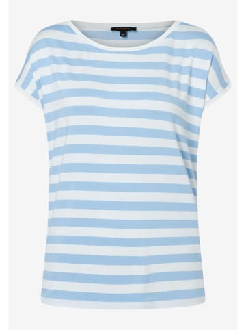 More & More Shirt lichtblauw/wit