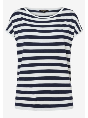 More & More Shirt donkerblauw/wit