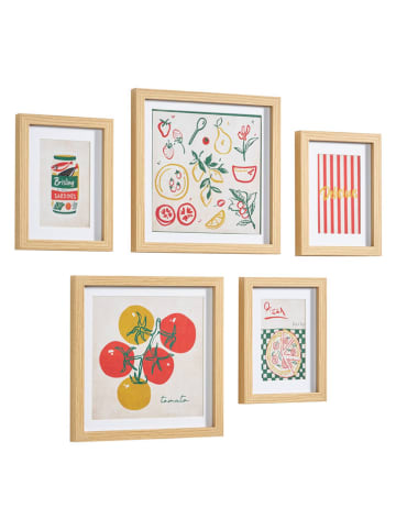 heine home 5er-Set: Gerahmte Kunstdrucke