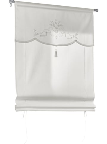 heine home Bandrolgordijn wit