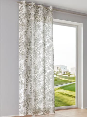 heine home Decogordijn wit/grijs