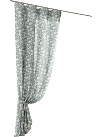 heine home Decogordijn turquoise/wit