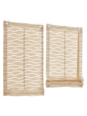 heine home Vouwgordijn beige
