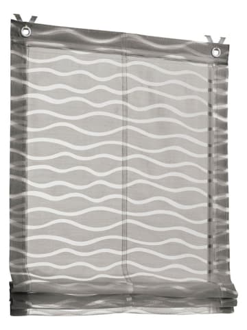 heine home Vouwgordijn grijs/wit