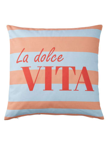 heine home Kussenhoes turquoise/oranje