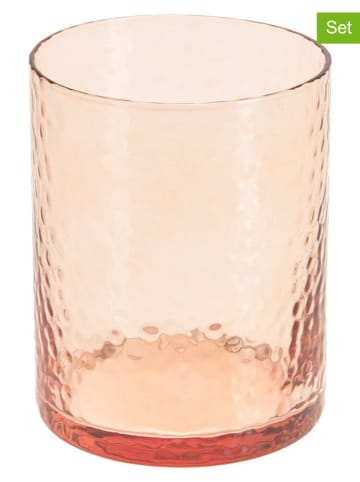 heine home 4-delige set: drinkglazen oranje - (H)10 cm