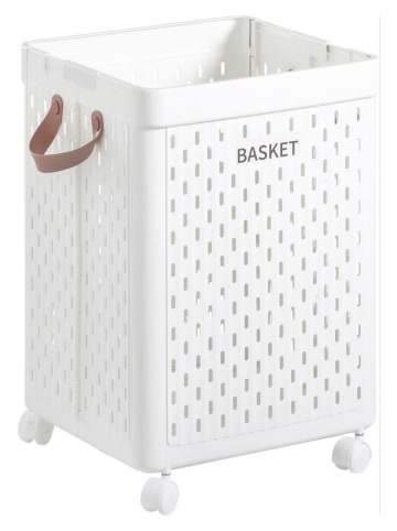 heine home Wäschekorb in Weiß - (B)41 x (H)55 x (T)36 cm