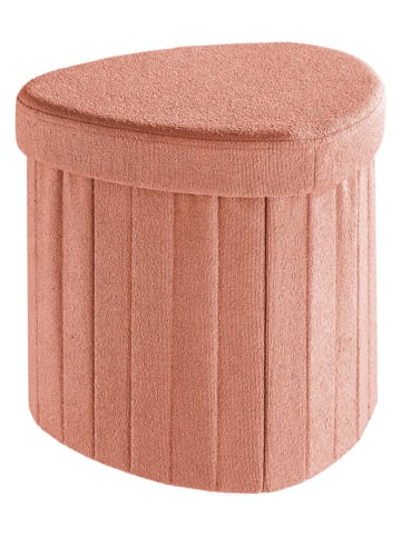 heine home Hocker w kolorze koralowym - 37 x 36 x 41 cm