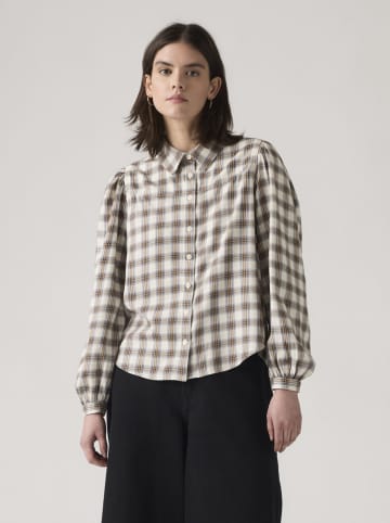 Levis Hemd in Weiß/ Beige