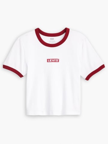 Levis Shirt in Weiß/ Rot