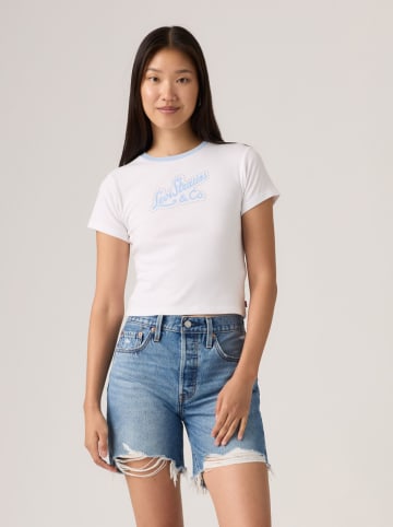 Levi's Shirt wit/lichtblauw