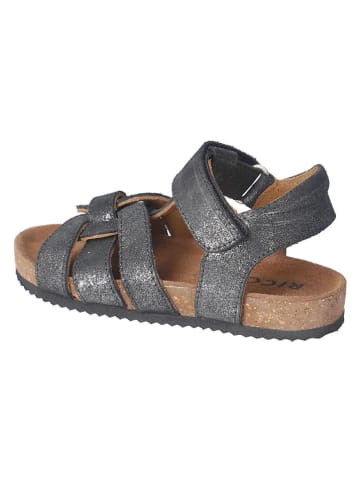 Ricosta Leren sandalen antraciet