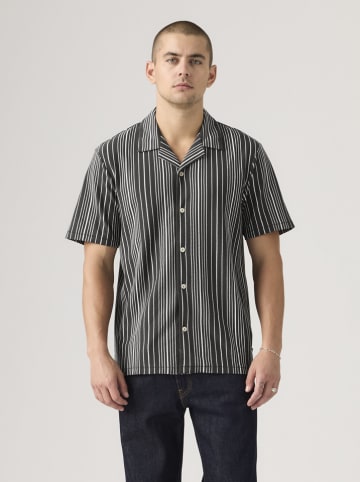 Levi's Blouse "T3" - relaxed fit - zwart/wit