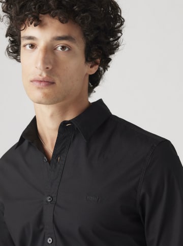 Levi's Koszula "Battery" - Slim fit - w kolorze czarnym