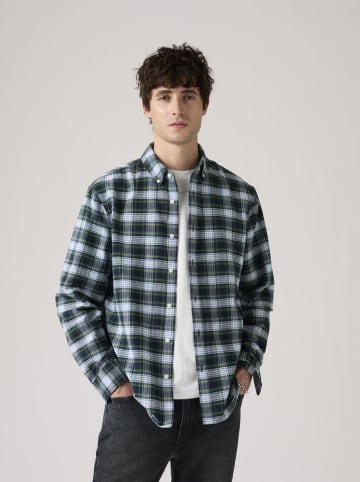 Levis Hemd - Relaxed fit - in Grün/ Hellblau