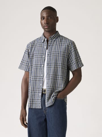 Levis Hemd - Relaxed fit - in Blau/ Beige