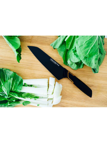 Fiskars Nóż Santoku "Edge" w kolorze czarnym - dł. 30 cm