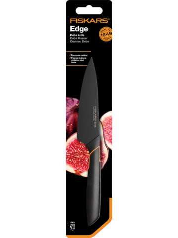 Fiskars Deba-Messer "Edge" in Schwarz - (H)24 cm