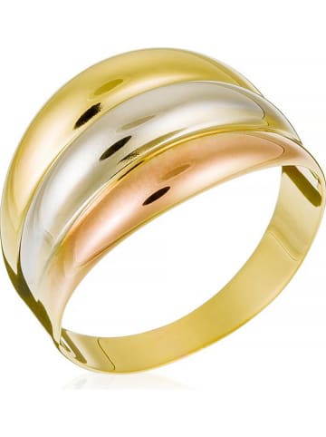 DIAMOND & CO Geel/rosé/witgouden ring "Trianon"