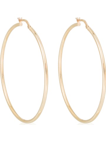 DIAMOND & CO Gouden creolen "Créoles santa"